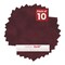 Dark Red Suede 13x19 Uncut Mat Board - Blank Sheets, No Opening